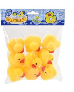 Kandy Toys TY6422 9pc Rubber Ducklings 