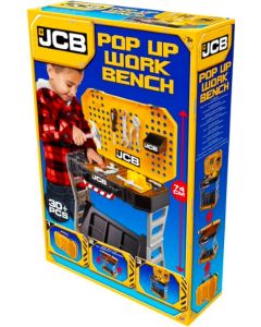 JCB Work Bench Tool Kit - Foldable Tool Bench For Children Set
