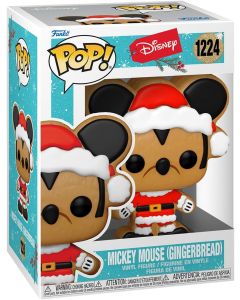 Funko Pop 64329 Disney: Holiday - Santa Mickey Mouse - Gingerbread