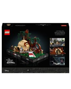 LEGO 75330 Star Wars Dagobah Jedi Training Diorama Set for Adults, with Yoda, R2-D2 and Luke Skywalker’s X-wing Room Décor Memorabilia Gift
