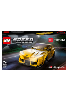 LEGO 76901 Speed Champions Toyota GR Supra Collectible Sports Car Toy Building Set with Racing Driver, for Kids 7+ Years Old