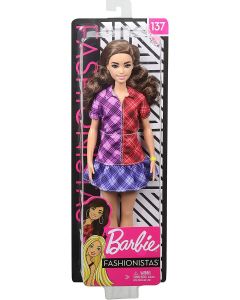 Barbie GHW53 Fashionistas Doll with Long Brunette Hair