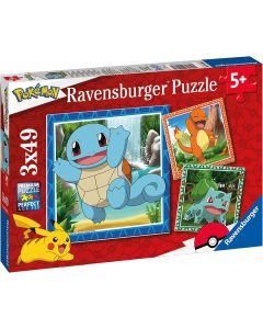 Ravensburger 5586 Pokemon 3 x 49 Piece Puzzles