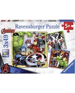 Ravensburger 8040 Avengers Assemble 3 x 49 Piece Puzzles