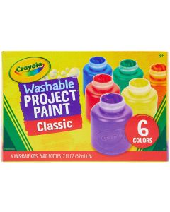 Crayola 54-1204 6 Washable Kids Paint