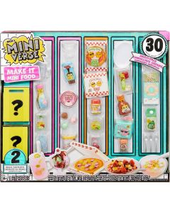 MGA's Miniverse Make It Mini Food Multipack - DIY Food Playset with UV Light, Replica Food Ingredients, and Resin Play - Not Edible - Suitable for Kids Ages 8+
