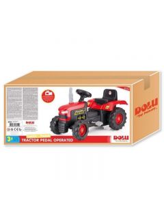 Dolu 8050 Dolu Pedal Tractor Farmer Operated Ride on Red