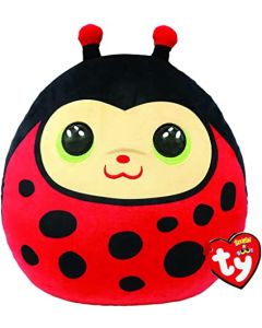TY Squish-A-Boo 10" Izzy the Ladybird