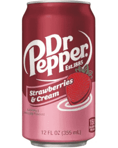 Dr Pepper Strawberries & Cream Can 355ml