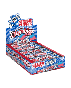 Slush Puppie Blue Raspberry & Cherry Sherbet Chewbies Bar - 25g